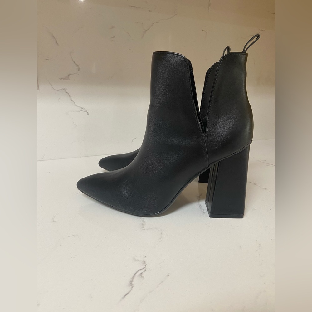 Black ankle boots